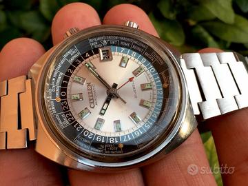 70’S Citizen Worldtimer Gmt 68-0516 Automatic Raro
