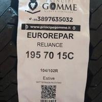 2 gomme 195 70 15c eurorepar a4538