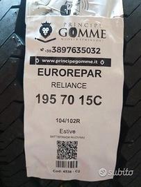 2 gomme 195 70 15c eurorepar a4538