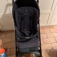 Trio inglesina blu: navicella,ovetto,passeggino