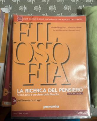 Filosofia La  riicerca del pensiero classe terza
