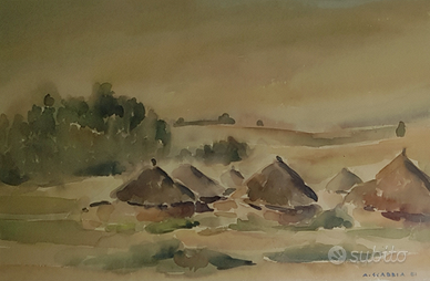 Quadro Eritrea ALDO SCABBIA Veneto Rovigo Padova