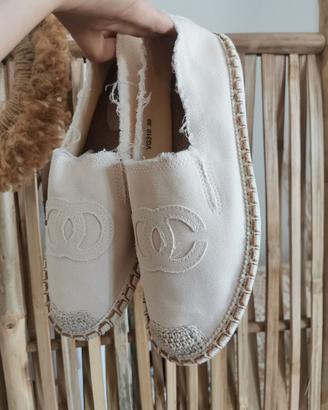 ESPADRILLAS 100% COTONE ECRU'