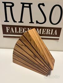 Ceppo porta coltelli in legno d’ulivo