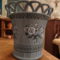 Vaso sui toni del blu di Antica Fabbrica Reale