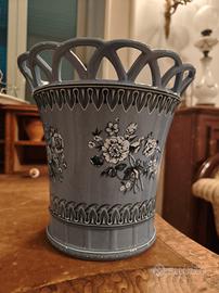 Vaso sui toni del blu di Antica Fabbrica Reale