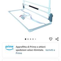 sponda letto reclinabile in acciaio e poletilene