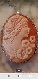 cameo spilla ciondolo