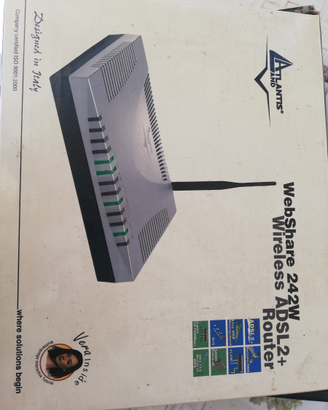 Modem wireless adsl 2+ router