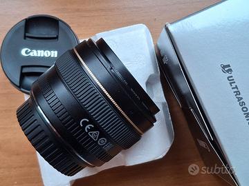 Canon lens EF 50mm 1.4 USM ULTRASONIC+ SCATOLA