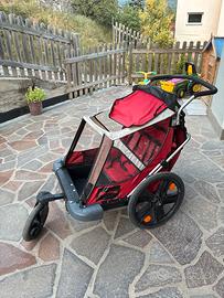 passeggino rimorchio carrello bici bambini