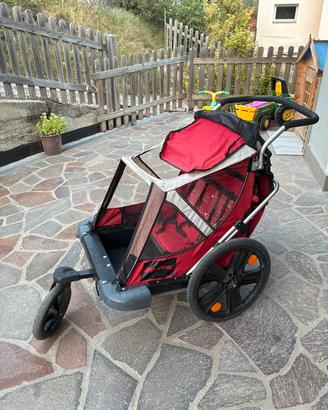 passeggino rimorchio carrello bici bambini