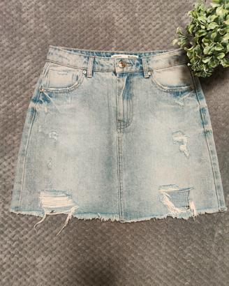 Minigonna Jeans Stradivarius Denim Skirt 