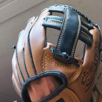 Guantone baseball sinistro e pallina da gara