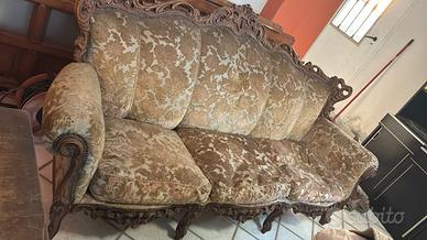 salotto stile barocco - 1 divano + 2 poltrone