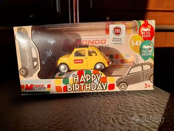 M.M.-Fiat 500-Coca-cola-in box Happy Birthday--