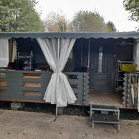 casetta in legno per campeggio 