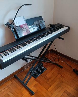 Piano Yamaha P-225 + pedaliera e supporto