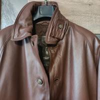 giaccone soprabito uomo tg 50 marrone