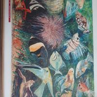 Quadro ad acquarello: acquario di Montecarlo 