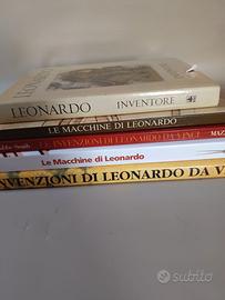 Lotto 5 libri su LEONARDO da Vinci