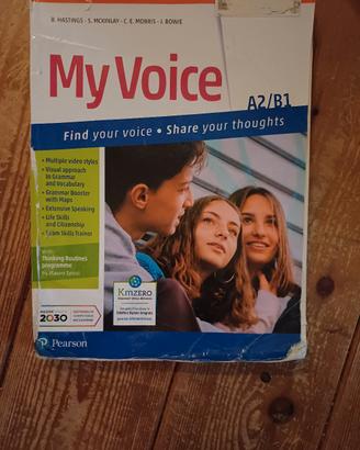 libro scolastico: My voice A2/B1