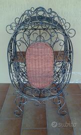 Cantinetta portabottiglie in metallo