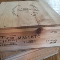 Masseto 2003 – Cassetta originale da 3 bottiglie