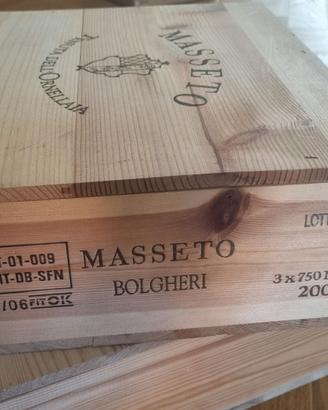 Masseto 2003 – Cassetta originale da 3 bottiglie