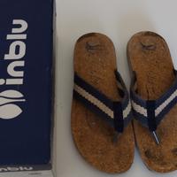 Infradito Inblu tg 45 con plantare in sughero