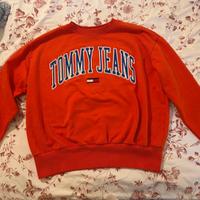 Felpa rossa Tommy Hilfiger