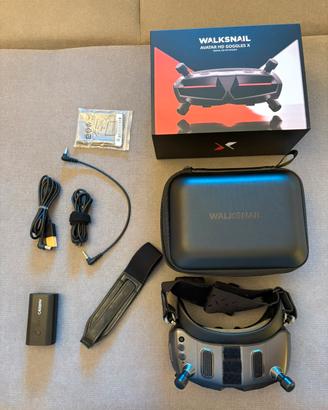 Caddx Walksnail Avatar Goggles X con 2 vtx