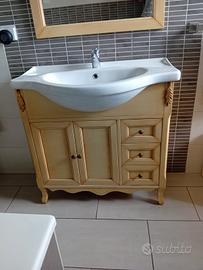 mobiletto piu specchio bagno 