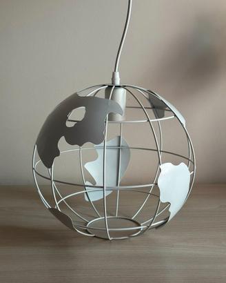 Lampadario Globo a sospensione - bianco