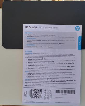 Stampante scanner HP Deskjet 2540 USB e wifi