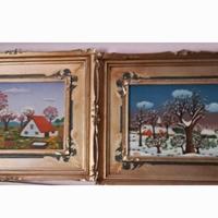 quadri vintage pittore e scultore Ivano Golfarelli