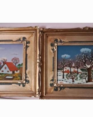 quadri vintage pittore e scultore Ivano Golfarelli