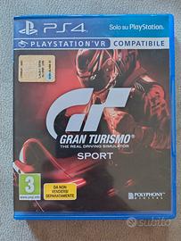 Gran Turismo Sport gioco corse PS4 VR compatibile 