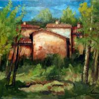 Lamberto Lamberti olio su tavola 50x70