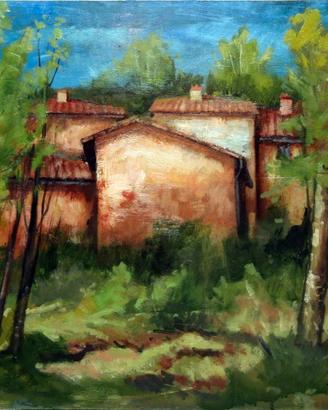 Lamberto Lamberti olio su tavola 50x70