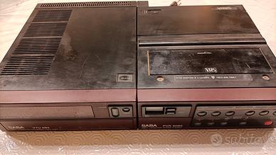 Videoregistratore VHS Saba portatile per ricambi