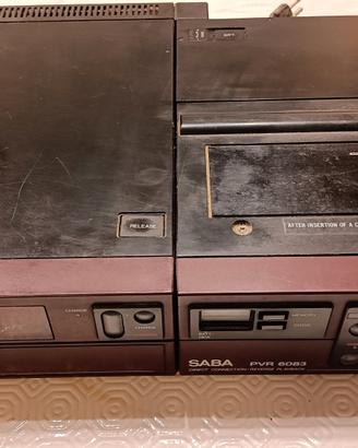 Videoregistratore VHS Saba portatile per ricambi