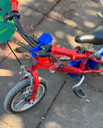 Bici spiderman raggio 12
