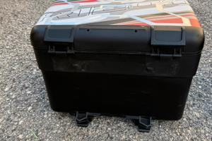 Bauletto + valigia + piastra sx BMW GS