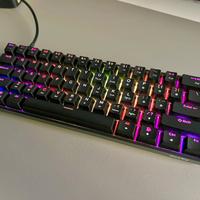 Tastiera meccanica gaming RGB cablata Geeky GK61