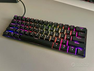 Tastiera meccanica gaming RGB cablata Geeky GK61