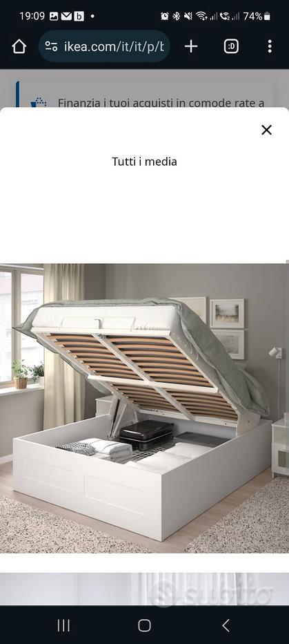 Ikea Idanas Letti Ikea Matrimoniale Contenitore Letto In Ferro