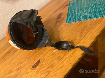 Casco vintage rosso KOSSLER