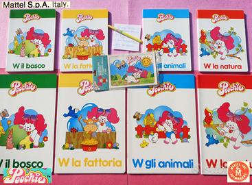 POOCHIE Vintage 1987 QUADERNI Cartoline + JOLLINA