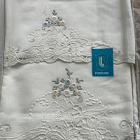 Set Asciugamani Puro Lino Vintage